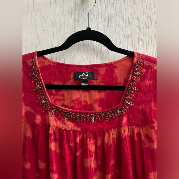 ❤️❤️Patio Casuals by Cabernet Tie-dyed BOHO House Pool Dress❤️❤️ - Picture 8 of 8